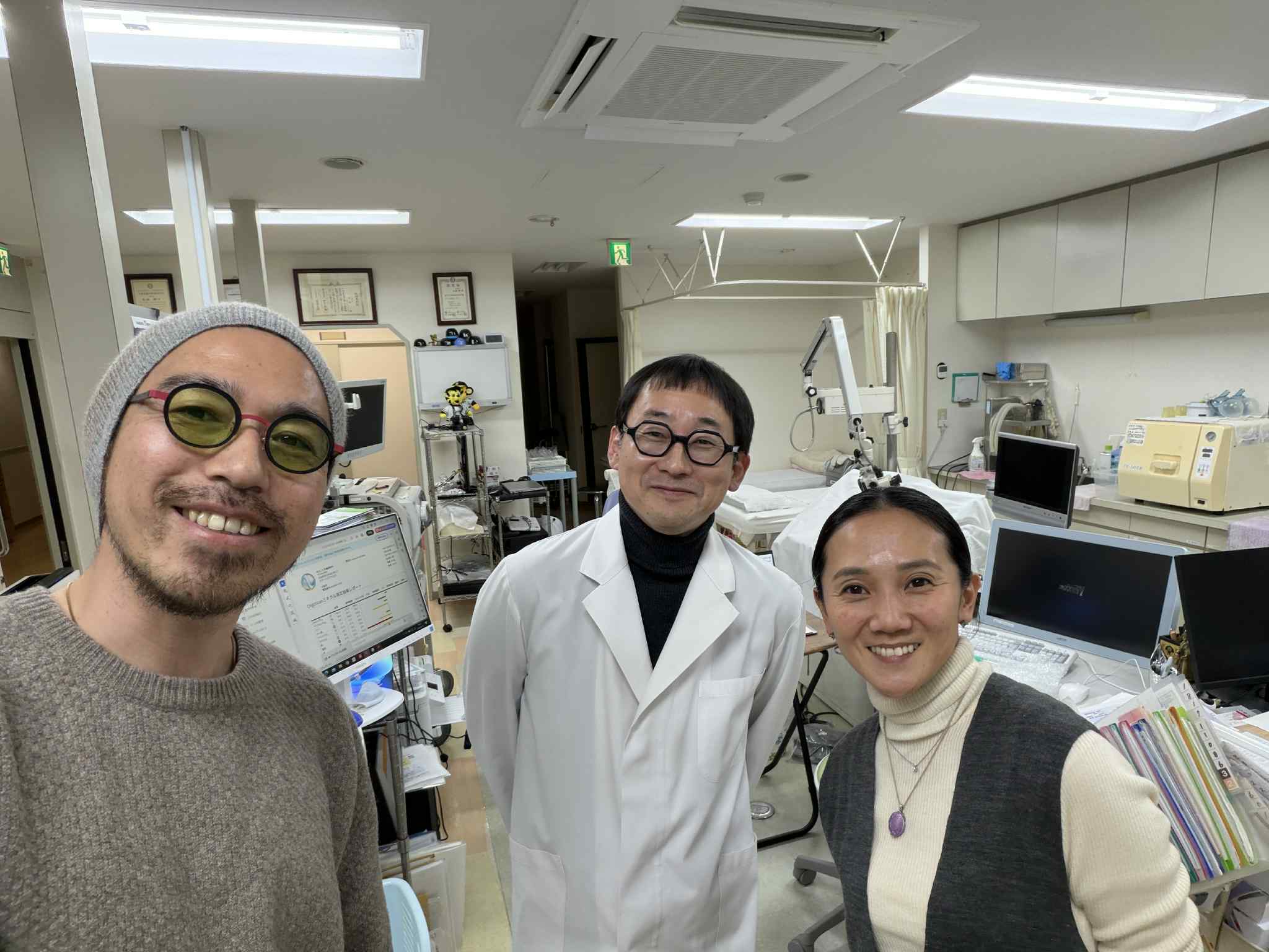 (きた日誌) 滝沢泰平＆真弓さん　きたにし耳鼻科に来院！→You tubeでご紹介